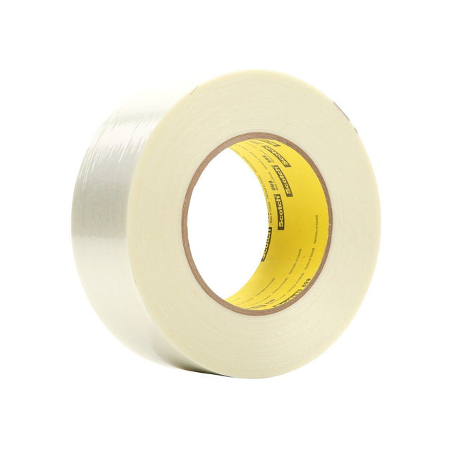 3M 898 Scotch Filament Tape, Clear, 36 mm x 110 m, 6.6 mil (7000124747) (864 Pack)