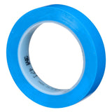 3M Vinyl Tape 471 Blue 5.2 mil 3/4 in x 36 yd 48 Rolls Case (471) (7000124804)  - (48Pack) - 3