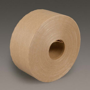 3M 6145 Water Activated Paper Tape , Natural, Light Duty Reinforced, 72 mm x 450 ft (7000124806) (10 Pack)