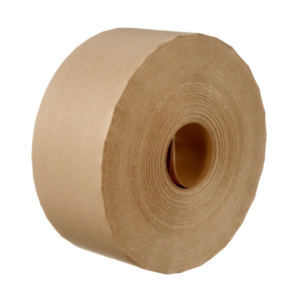 3M 6147 Water Activated Paper Tape, Natural, Performance Reinforced, 3 in x 450 ft (7000124808) (10 Pack)