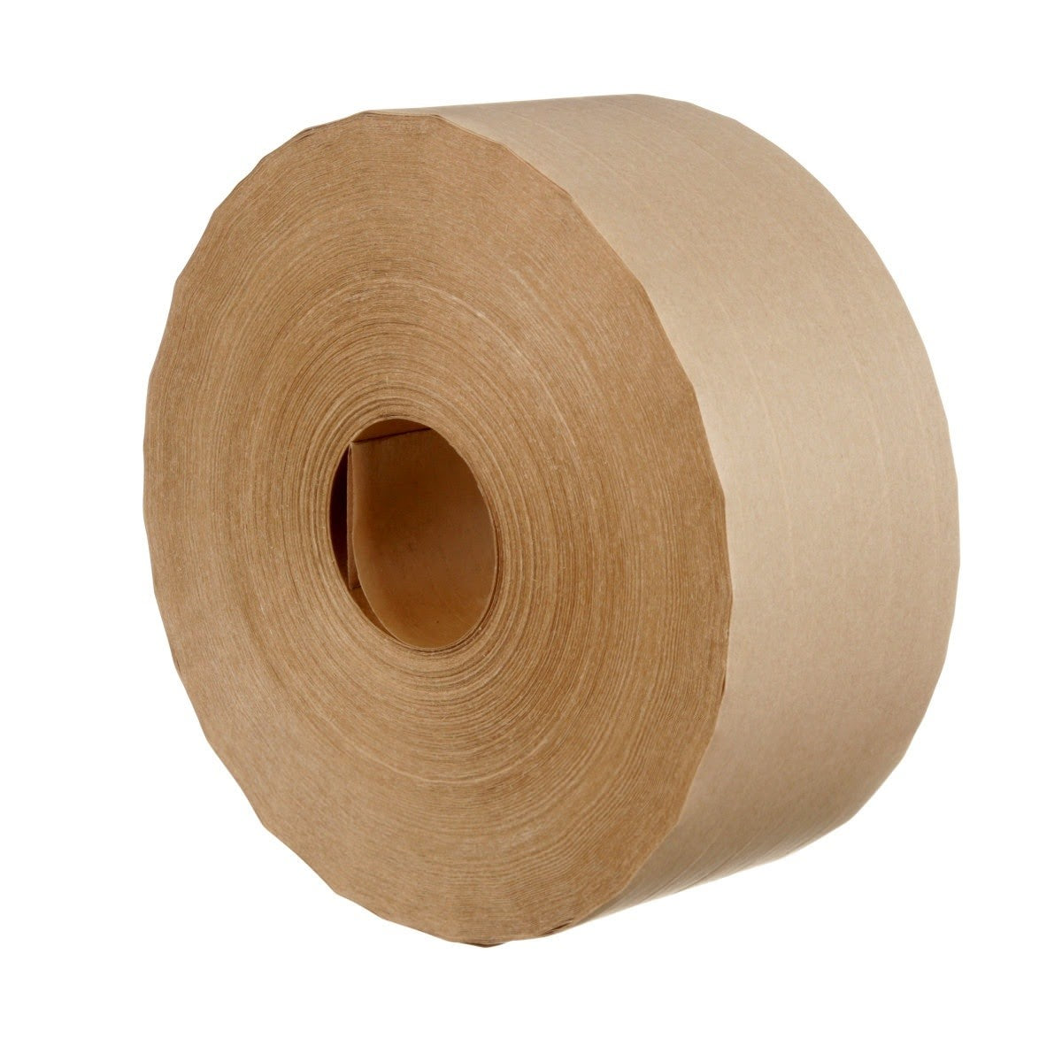 3M 6147 Water Activated Paper Tape, Natural, Performance Reinforced, 3 in x 450 ft (7000124808) (10 Pack) - 4