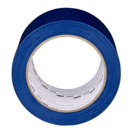 3M 764 Vinyl Tape General Purpose Blue 3 in x 36 yd Light Traffic Floor Marking Tape for Color Coding and Safety (7000124864)  - (12Pack) - 5
