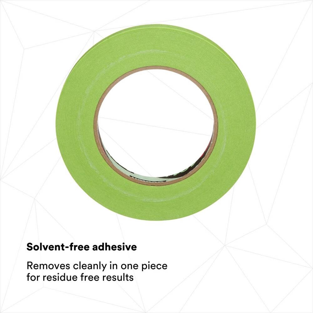 3M 401+ High Performance Green Masking Tape , 12 mm x 55 m 6.7 mil (7000124894) (48 Pack) - 6