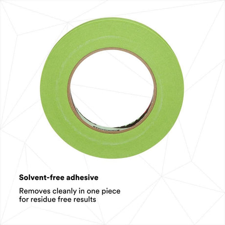 3M 401+ High Performance Green Masking Tape , 12 mm x 55 m 6.7 mil (7000124894) (48 Pack) - 6