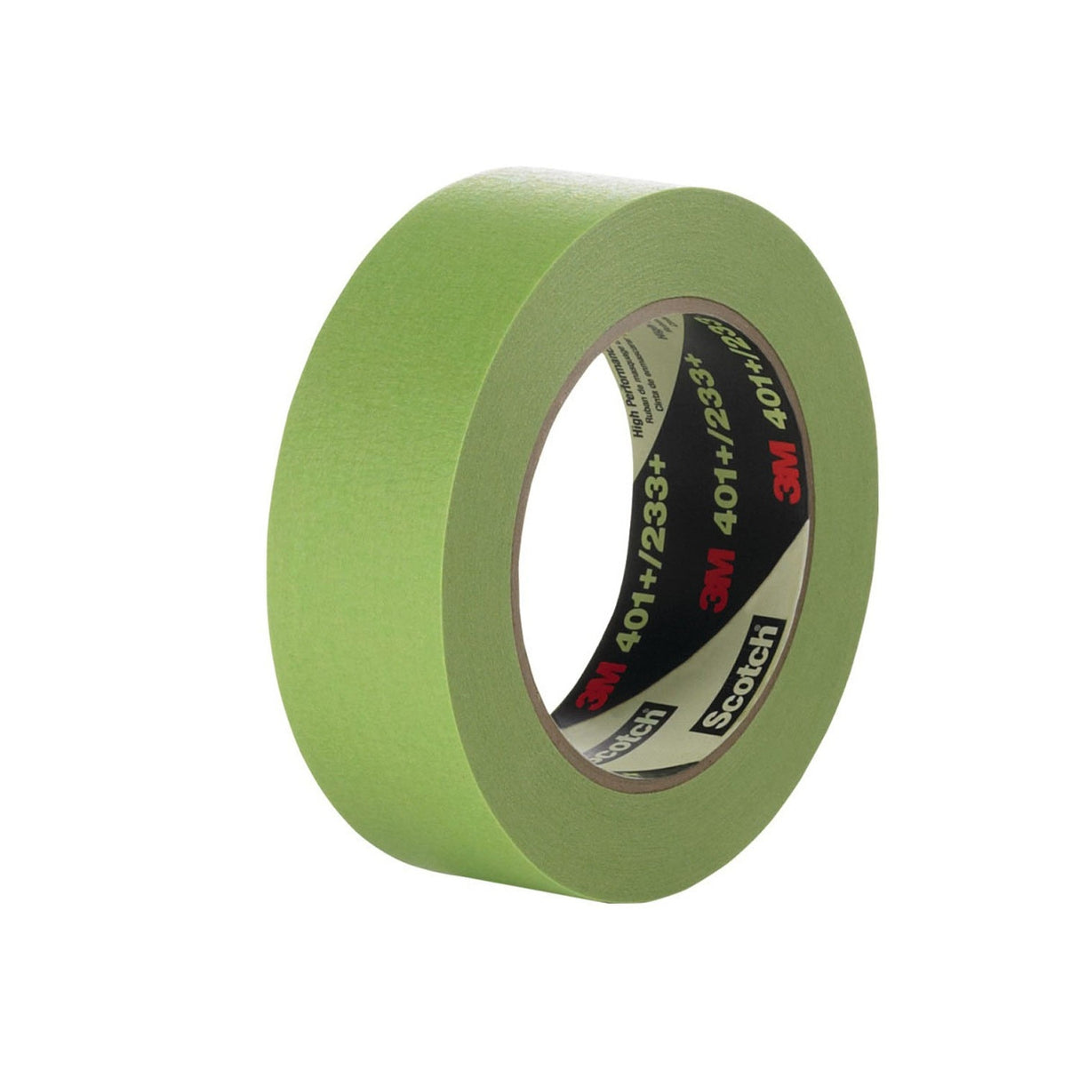 3M 401+ Scotch High Performance Green Masking Tape, 6 mm x 55 m (7000124906) (96 Pack) - 3