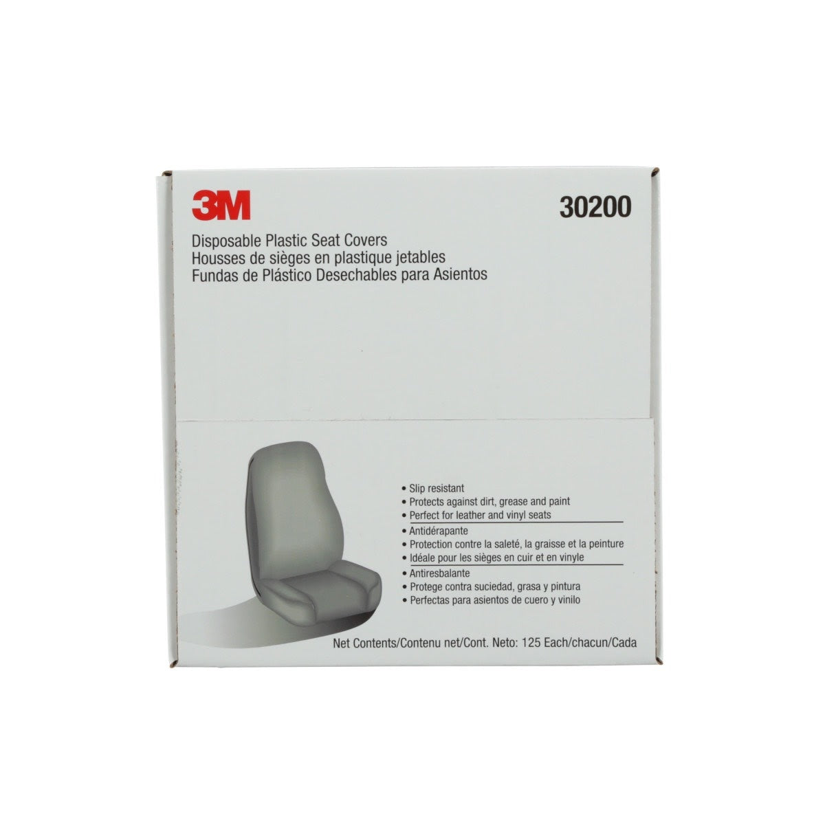 3M 30200 Disposable Plastic Seat Covers (7000125073)