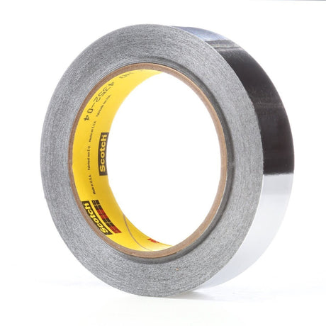 3M 433 Scotch High Temperature Aluminum Foil Tape, Silver, 1 in x 60 yd, 3.6 mil (7000125097) (36 Pack) - 2