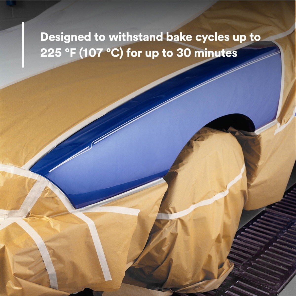 3M Scotchblok Masking Paper, Gold, Polycoated Backing, Bleed Through Resistant, 6 in x 750 ft (06706) (7000125998)  - (6Pack) - 5