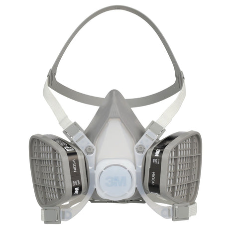 3M 5101 66070 Half Facepiece Disposable Respirator Assembly, Organic Vapor, Small, NIOSH Approved (7000126024) (12 Pack)