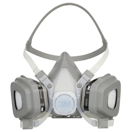 3M 5101 66070 Half Facepiece Disposable Respirator Assembly, Organic Vapor, Small, NIOSH Approved (7000126024) (12 Pack) - 2