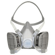 3M 66070 Half Facepiece Disposable Respirator Assembly 5201, Organic Vapor, Medium (7000126026) (12 Pack)
