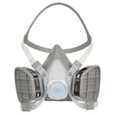 3M 66070 Half Facepiece Disposable Respirator Assembly 5201, Organic Vapor, Medium (7000126026) (12 Pack)