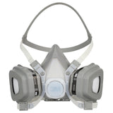 3M 66070 Half Facepiece Disposable Respirator Assembly 5201, Organic Vapor, Medium (7000126026) (12 Pack) - 2