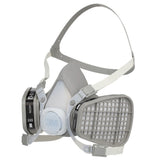 3M 66070 Half Facepiece Disposable Respirator Assembly 5201, Organic Vapor, Medium (7000126026) (12 Pack) - 5