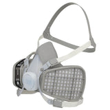 3M 66070 Half Facepiece Disposable Respirator Assembly 5201, Organic Vapor, Medium (7000126026) (12 Pack) - 7