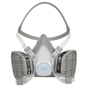 3M 66070 Half Facepiece Disposable Respirator, Organic Vapor, Large, NIOSH Approved, Maintenance Free (7000126027) (12 Pack)