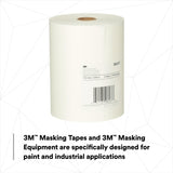3M White Masking Paper, Heat Resistant, Flexible, Lint Free, 6 in x 750 ft (06537) (7000126065)  - (6Pack) - 3