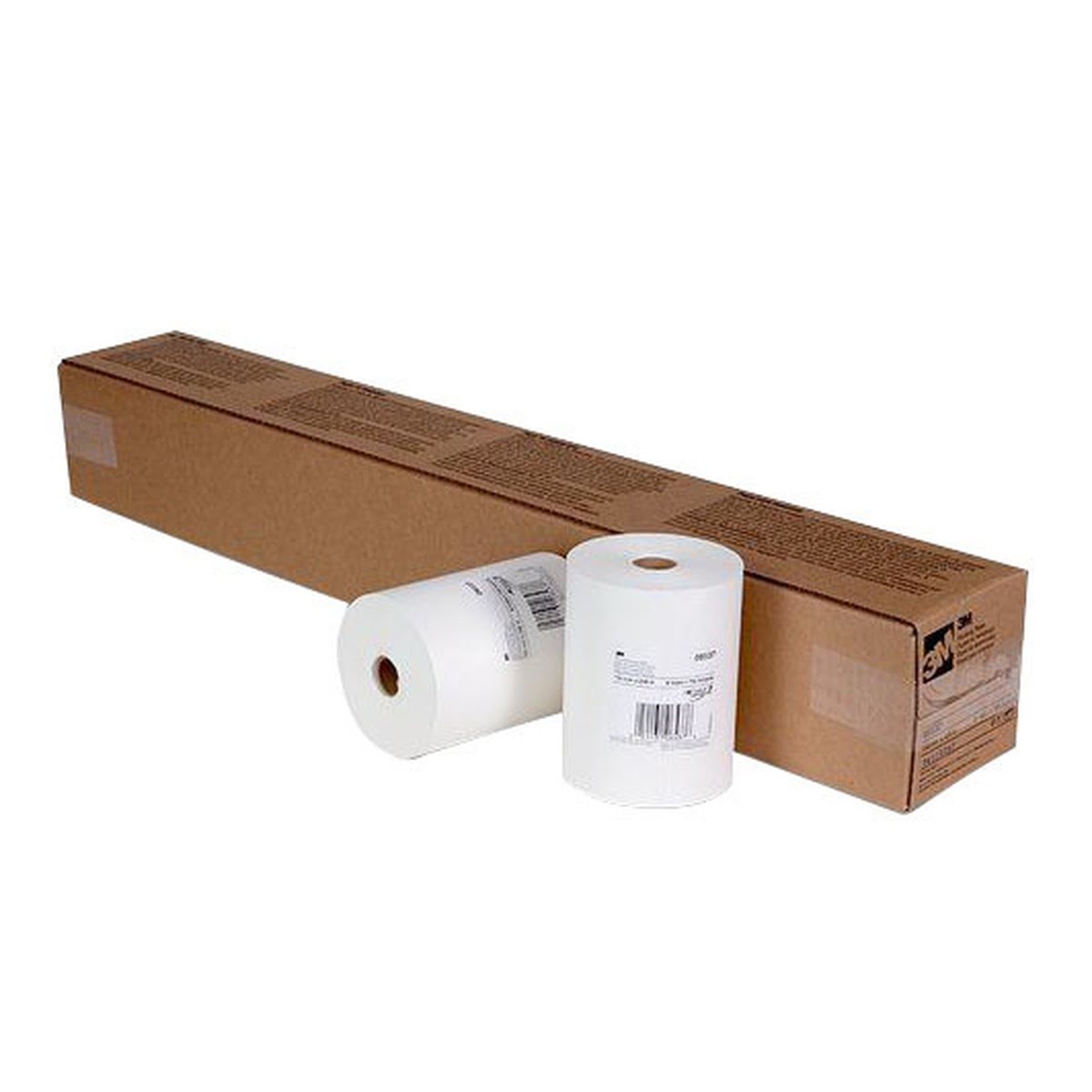 3M White Masking Paper, Heat Resistant, Flexible, Lint Free, 6 in x 750 ft (06537) (7000126065)  - (6Pack) - 9