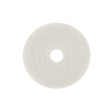3M 4100 White Super Polish Pad, Fine, Center Hole, 27 in (7000126172) (5 Pack)
