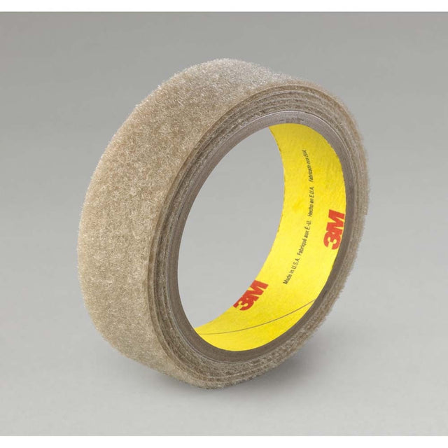 3M SJ3526N Hook Fastener Beige with Rubber Adhesive, 1 in x 50 yd (7000126463)  - (3Pack)