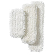3M Easy Scrub Plus Flat Mop Microfiber Pad White 18 in (7000126833) (40 Pack)