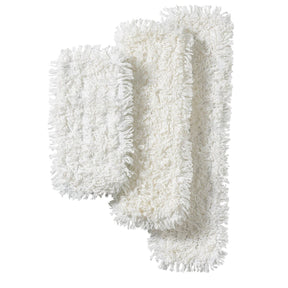 3M Easy Scrub Plus Flat Mop Microfiber Pad White 18 in (7000126833) (40 Pack)