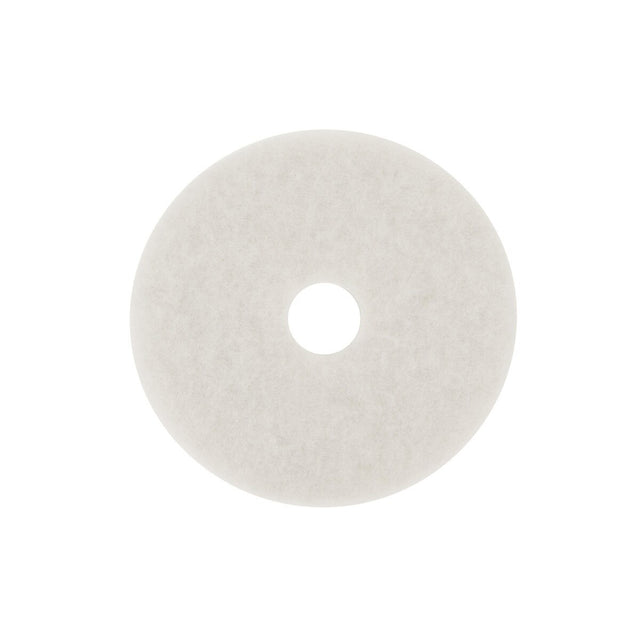 3M 4100 White Super Polish Pad, 32 in x 14 in (7000126845) (10 Pack)