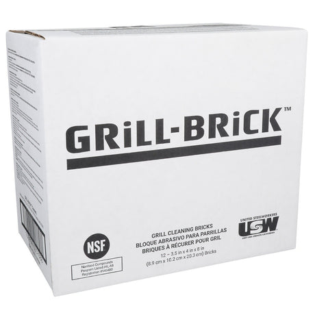3M Grill Cleaner, Heavy Duty, 3-1/2 in x 4 in x 8 in, Charcoal, For Flat Top Griddles, Commercial Kitchen (7000126863)  - (12Pack) - 4