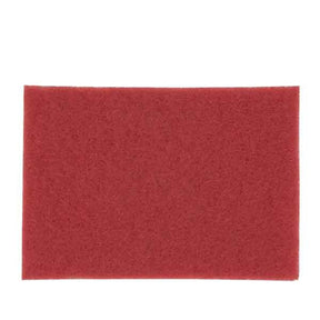 3M Scotch-Brite Red Buffer Pad, Red, 20 in x 14 in (7000126868) (10 Pack)