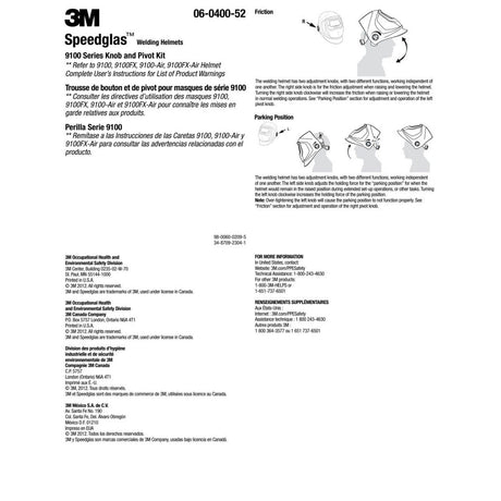 3M 06-0400-51 Speedglas 9100 Welding Headband Assembly with Assembled Parts Black (7000127136) - 2