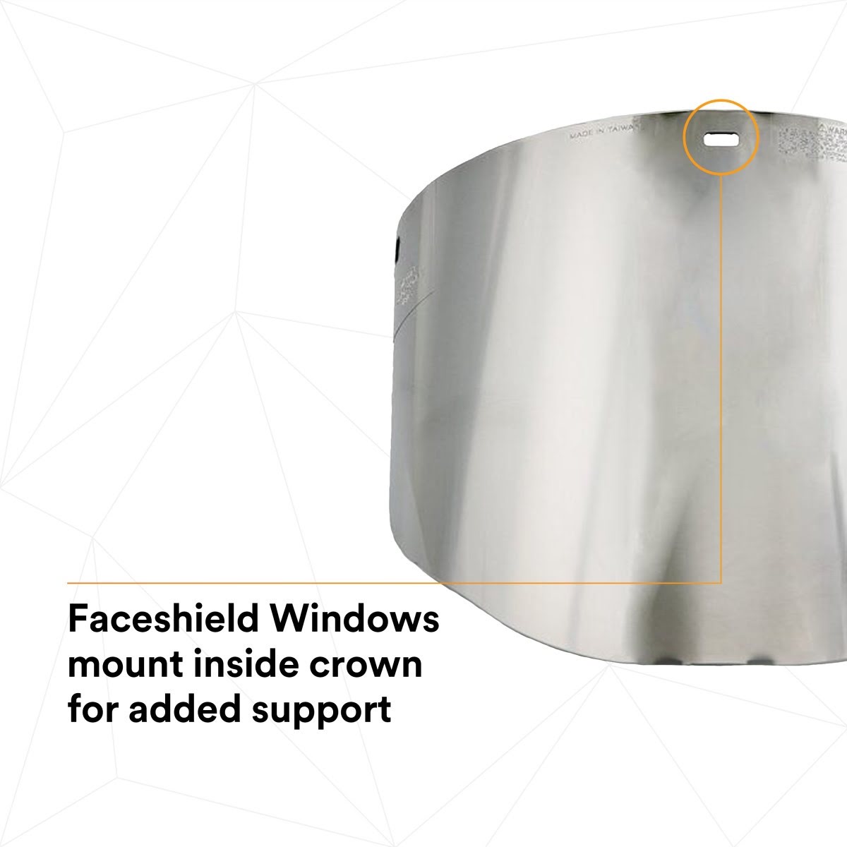3M 82509-00000 82509 Aluminized Polycarbonate Molded Dark Green Faceshield Window, 14-1/2 in x 8 in x 9 in (7000127169)  - (10Pack) - 6