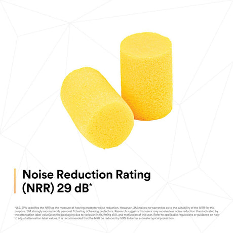 3M 310-1103 E-A-R Classic Earplugs, Uncorded, Small, Foam, Pillow Pack, NRR 29 dB (7000127171) (200 Pair)  - (10Pack) - 6