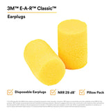 3M 310-1103 E-A-R Classic Earplugs, Uncorded, Small, Foam, Pillow Pack, NRR 29 dB (7000127171) (200 Pair)  - (10Pack) - 9