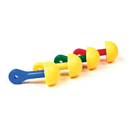 3M E-A-R Express Pod Plugs Corded Push-to-Fit Earplugs, Assorted Color Grips, Pillow Pack, NRR 25 dB (7000127179) (100 Pair)  - (4Pack) - 5
