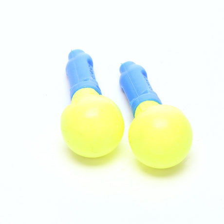 3M 318-1000 E-A-R Push-Ins Earplugs, Push-to-Fit Foam, Uncorded, NRR 28 dB, Blue Yellow, Poly Bag (7000127213) (400 Pack) - 3