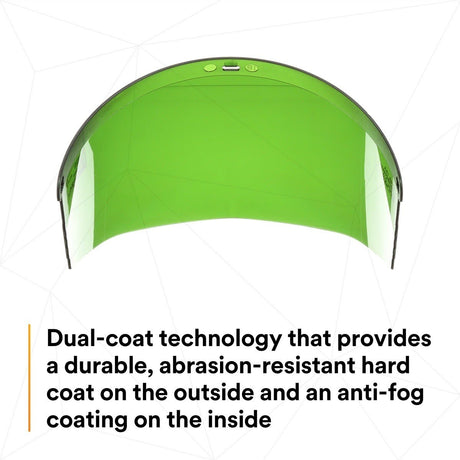 3M 82705-10000 W96IR3 Polycarbonate Faceshield Window, Shade 3.0 (7000127240)  - (10Pack) - 3