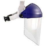 3M 82783-00000 W96 H8A Ratchet Headgear and WP96 Clear Faceshield Safety System, ANSI Z87.1, Adjustable Thermoplastic (7000127244)  - (5Pack) - 3