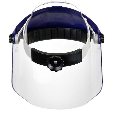 3M 82783-00000 W96 H8A Ratchet Headgear and WP96 Clear Faceshield Safety System, ANSI Z87.1, Adjustable Thermoplastic (7000127244)  - (5Pack) - 4
