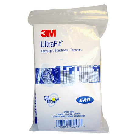 3M VP340-4004 E-A-R UltraFit Earplugs, Corded, Vending Pack (7000127255)  - (100Pack) - 2