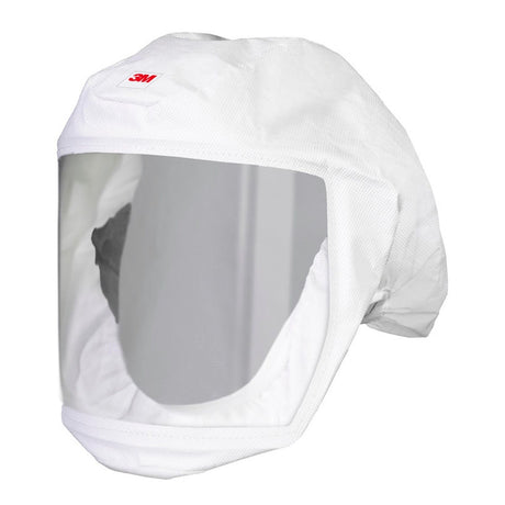 3M S-133L-5 Versaflo Headcover with Integrated Head Suspension, White, Medium/Large (7000127428) (5 Pack)