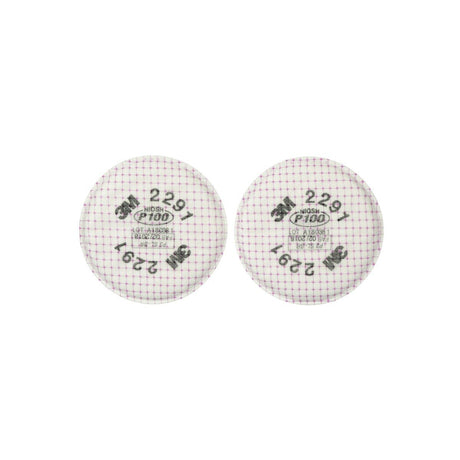 3M 2291 Advanced Particulate Respirator Filter P100 Bayonet for Oil and Non Oil Based Particulates (7000127449) (1 Pair)  - (50Pack)