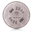 3M 2296 P100 Advanced Respirator Filter , Pair, Helps Protect Against Oil and Non-Oil Based Particulates, Nuisance Level Acid Gas Relief, Mining, Shipbuilding, Abatement, Utilities (7000127450) (100 Pack)