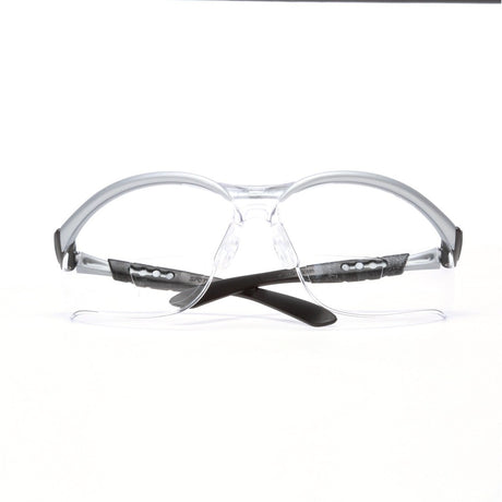 3M 11374-00000-20 BX Reader Safety Glasses, +1.5 Diopter, Anti Fog Anti Scratch Clear Lens, Silver Frame (7000127490) (1 Pair)  - (20Pack) - 8