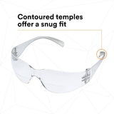 3M 11515-00000-20 Virtua Safety Glasses Reader Protective Eyewear, +2.5 Diopter, Anti-Fog Clear Lens, Clear Frame, ANSI Z87.1-2015 (7000127513)  - (20Pack) - 5