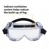 3M Centurion Splash Safety Goggles 454, Clear Lens, 40304-00000-10 (7000127565)  - (10Pack) - 3