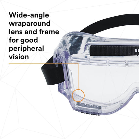 3M Centurion Splash Safety Goggles 454, Clear Lens, 40304-00000-10 (7000127565)  - (10Pack) - 4
