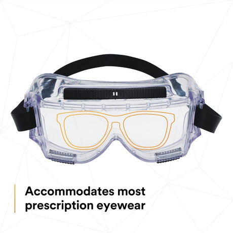 3M Centurion Splash Safety Goggles 454, Clear Lens, 40304-00000-10 (7000127565)  - (10Pack) - 6