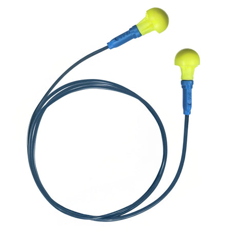 3M 318-3000 E-A-R Push-Ins Earplugs, Metal Detectable, Corded, Poly Bag (7000127656) (2000 Pack)