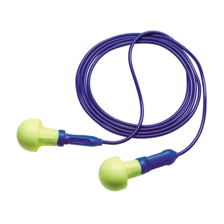3M 318-3000 E-A-R Push-Ins Earplugs, Metal Detectable, Corded, Poly Bag (7000127656) (2000 Pack) - 2