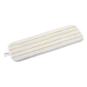 3M Easy Shine Applicator Pad, Microfiber, White with Yellow Stripes, 18 in x 5 in (7000127861) (10 Pack)